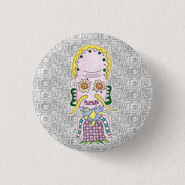 BADGE ROND 2,50 CM 七福神/福禄寿 缶バッジ (Devant)