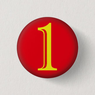 BADGE ROND 2,50 CM 【数字】1バッチ（MG）