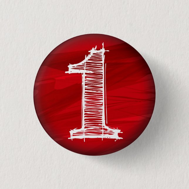 BADGE ROND 2,50 CM 【数字】1バッチ（TT） (Devant)