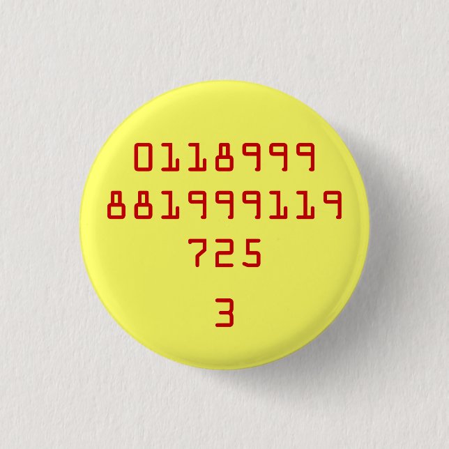BADGE ROND 2,50 CM 0118999881999119725, 3 (Devant)