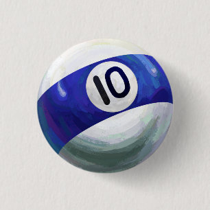 Badge Rond 2,50 Cm 10 balles