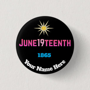 Badge Rond 2,50 Cm 19 juin