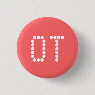 Badge Rond 2,50 Cm 1,25" boutons d'OT - melon
