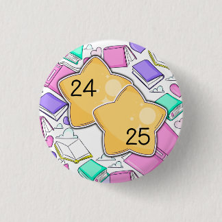Badge Rond 2,50 Cm 2024-2025 Dimanche Participation à l'école 2