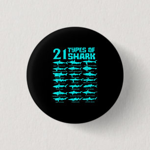 Badge Rond 2,50 Cm 21 types de poison de Shark Marine