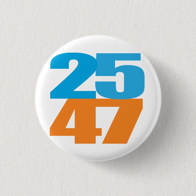 BADGE ROND 2,50 CM 25 47 (Devant)