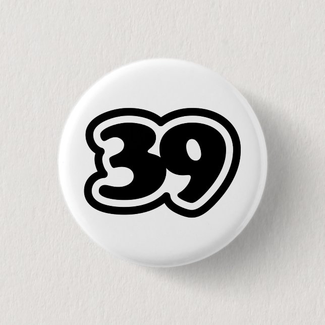 Badge Rond 2,50 Cm 39 Japonais Slang Sankyu (Devant)