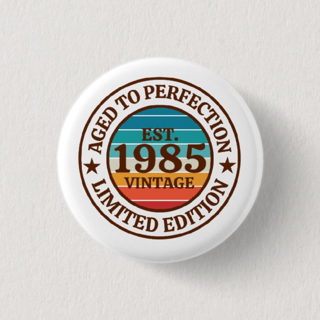 Badge Rond 2,50 Cm 40e anniversaire (Devant)
