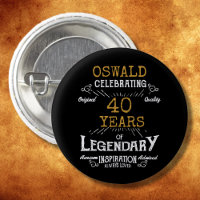 40e anniversaire Black Gold Legendary Retro