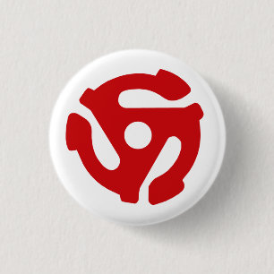 Badge Rond 2,50 Cm 45 Bouton ADAPTEUR ENREGISTREMENT