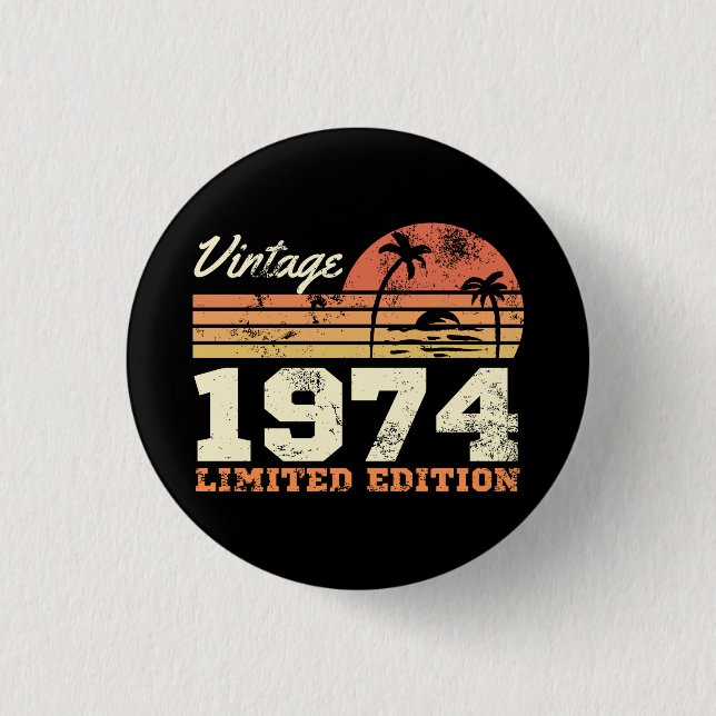 Badge Rond 2,50 Cm 51e anniversaire (Devant)