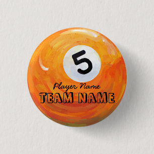 Badge Rond 2,50 Cm 5 balles