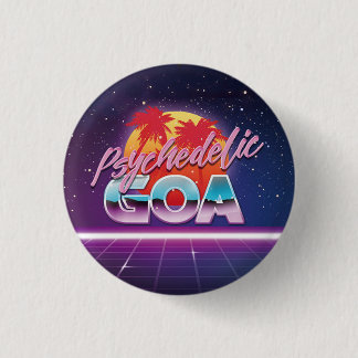 Badge Rond 2,50 Cm 80s GOA
