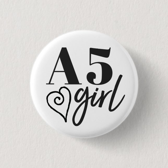Badge Rond 2,50 Cm A5 fille - Pin de talent (Devant)