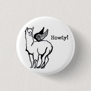 Badge Rond 2,50 Cm à ailes allo !