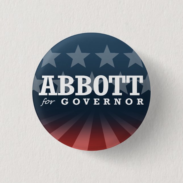 BADGE ROND 2,50 CM ABBOTT POUR LE GOUVERNEUR 2014 (Devant)