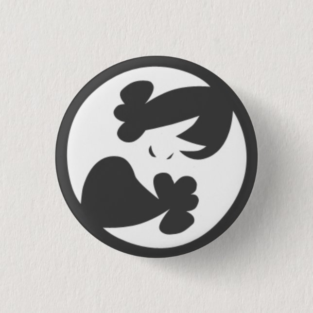 Badge Rond 2,50 Cm Absolument timbré (Devant)