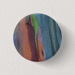 Badge Rond 2,50 Cm Abstrait D'Arbre À Gommes Arc-En-Ciel