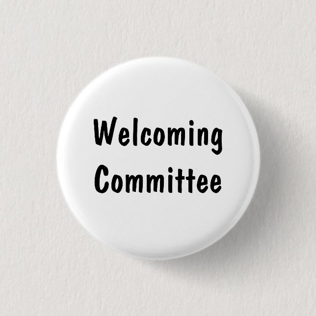 Badge Rond 2,50 Cm Accueil du Comité (Devant)