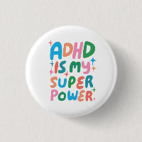 ADHD est ma superpuissance Fun Bulle Lettres color