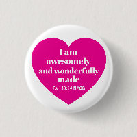 Affirmation de verset biblique positif Cœur rose m