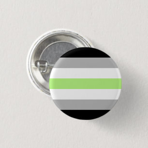 Badge Rond 2,50 Cm Agender Pride