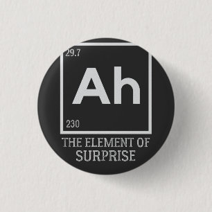 Badge Rond 2,50 Cm Ah the Element of surprises