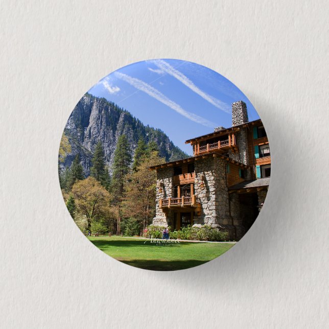 Badge Rond 2,50 Cm Ahwahnee (Devant)