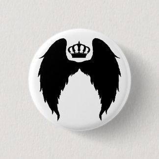 Badge Rond 2,50 Cm Ailes et talent de couronne