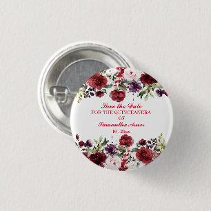 Badge Rond 2,50 Cm Aimants personnalisés pour la Quinceañera