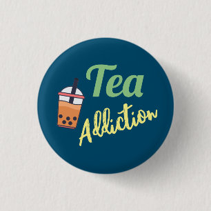 Badge Rond 2,50 Cm Ajout de thé