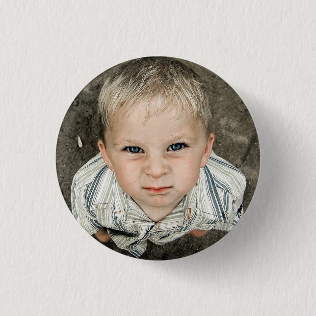 BADGE ROND 2,50 CM AJOUTER UNE PHOTO AU BOUTON (Devant)