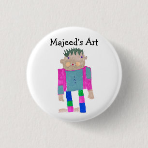 Badge Rond 2,50 Cm Ajoutez le travail artistique de votre enfant à ce