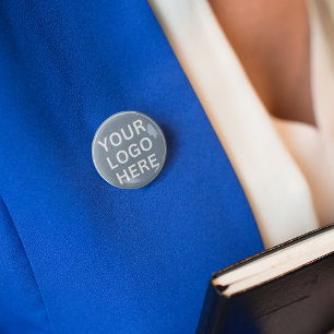 Badge Rond 2,50 Cm Ajoutez Votre Logo Ici l Moderne Bouton Promotionn