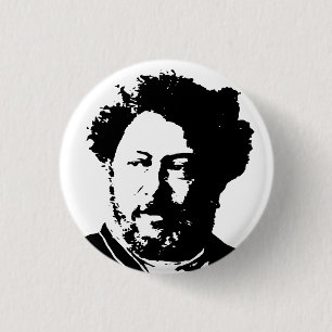 Badge Rond 2,50 Cm Alexandre Dumas