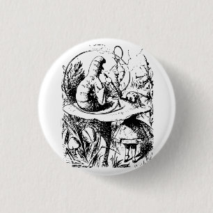 Badge Rond 2,50 Cm Alice dans l'insigne du pays des merveilles