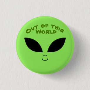 Badge Rond 2,50 Cm Alien