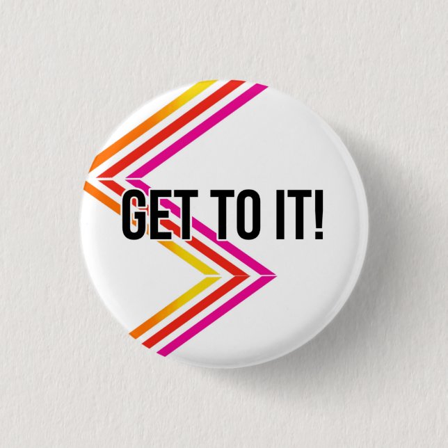 Badge Rond 2,50 Cm ALLEZ-Y ! Épingle de motivation (Devant)