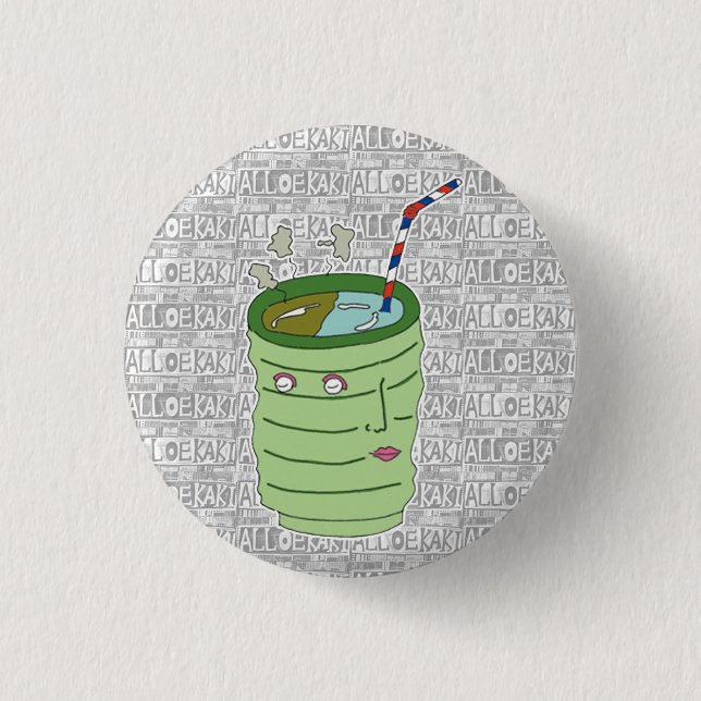 BADGE ROND 2,50 CM ALLOEKAKI 缶バッジ (Devant)