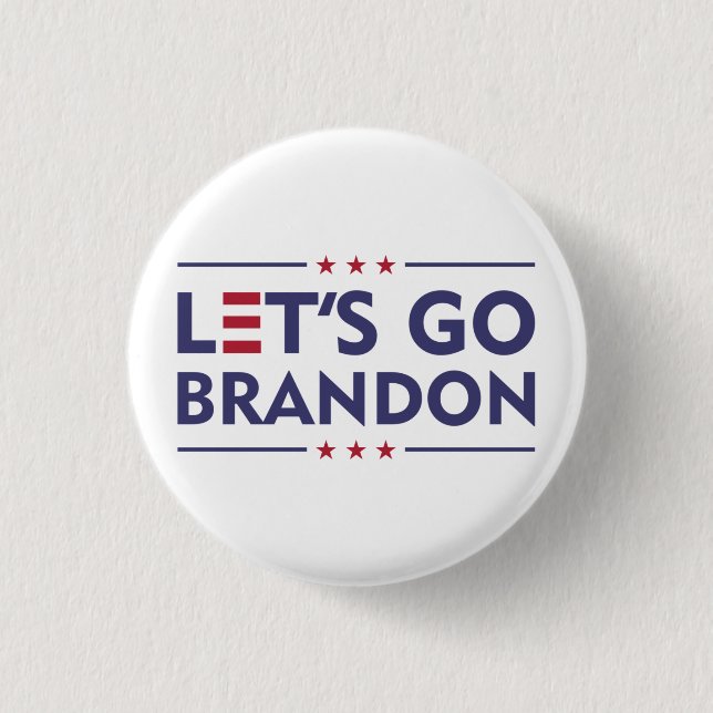 Badge Rond 2,50 Cm Allons Brandon (Devant)