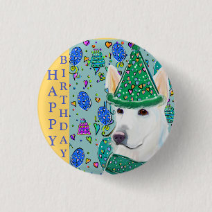 BADGE ROND 2,50 CM ALMAN SHEPHERD