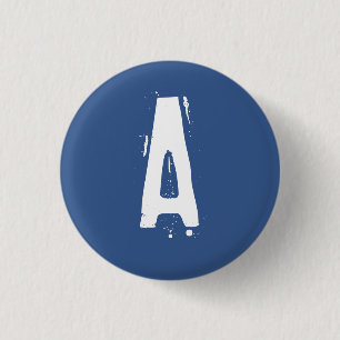 Badge Rond 2,50 Cm Alphabet de "A" collectable (#2)