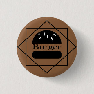 Badge Rond 2,50 Cm Amateur de burger