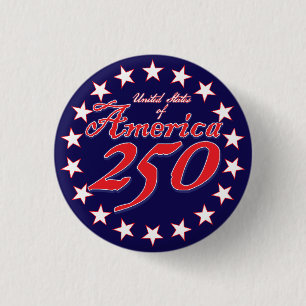 Badge Rond 2,50 Cm Amérique 250