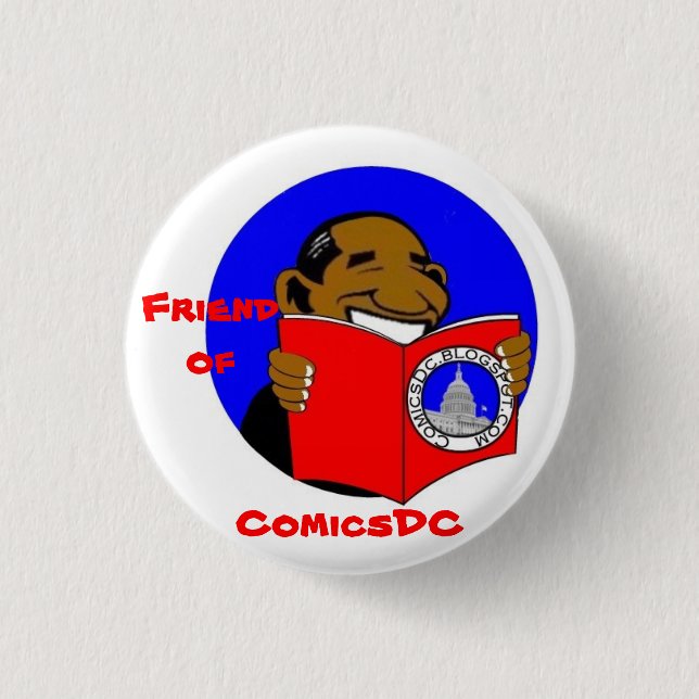 Badge Rond 2,50 Cm Ami d'insigne de ComicsDC (conception 2) (Devant)