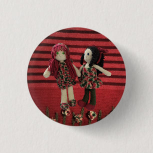 Badge Rond 2,50 Cm Amigurumi Amigurumi Dolls Design