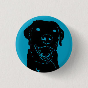 Badge Rond 2,50 Cm Amour de laboratoire