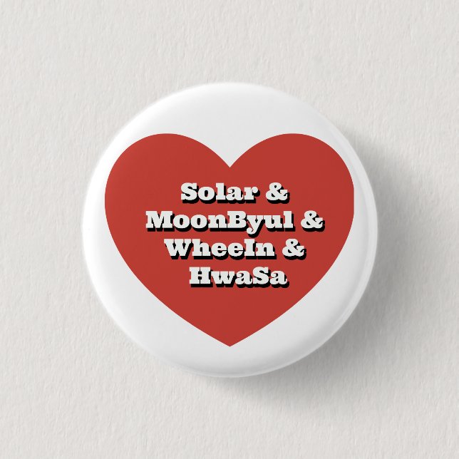 Badge Rond 2,50 Cm Amour de Mamamoo (Devant)