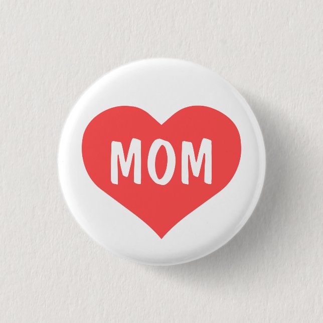 Badge Rond 2,50 Cm Amour de maman (Devant)