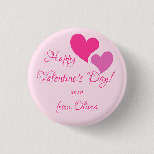 Badge Rond 2,50 Cm Amour et baisers